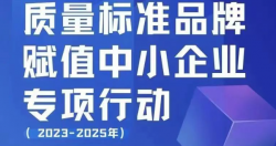 工信部等九部门印发《质量标准品牌赋值中小企业专项行动（2023—2025年）》