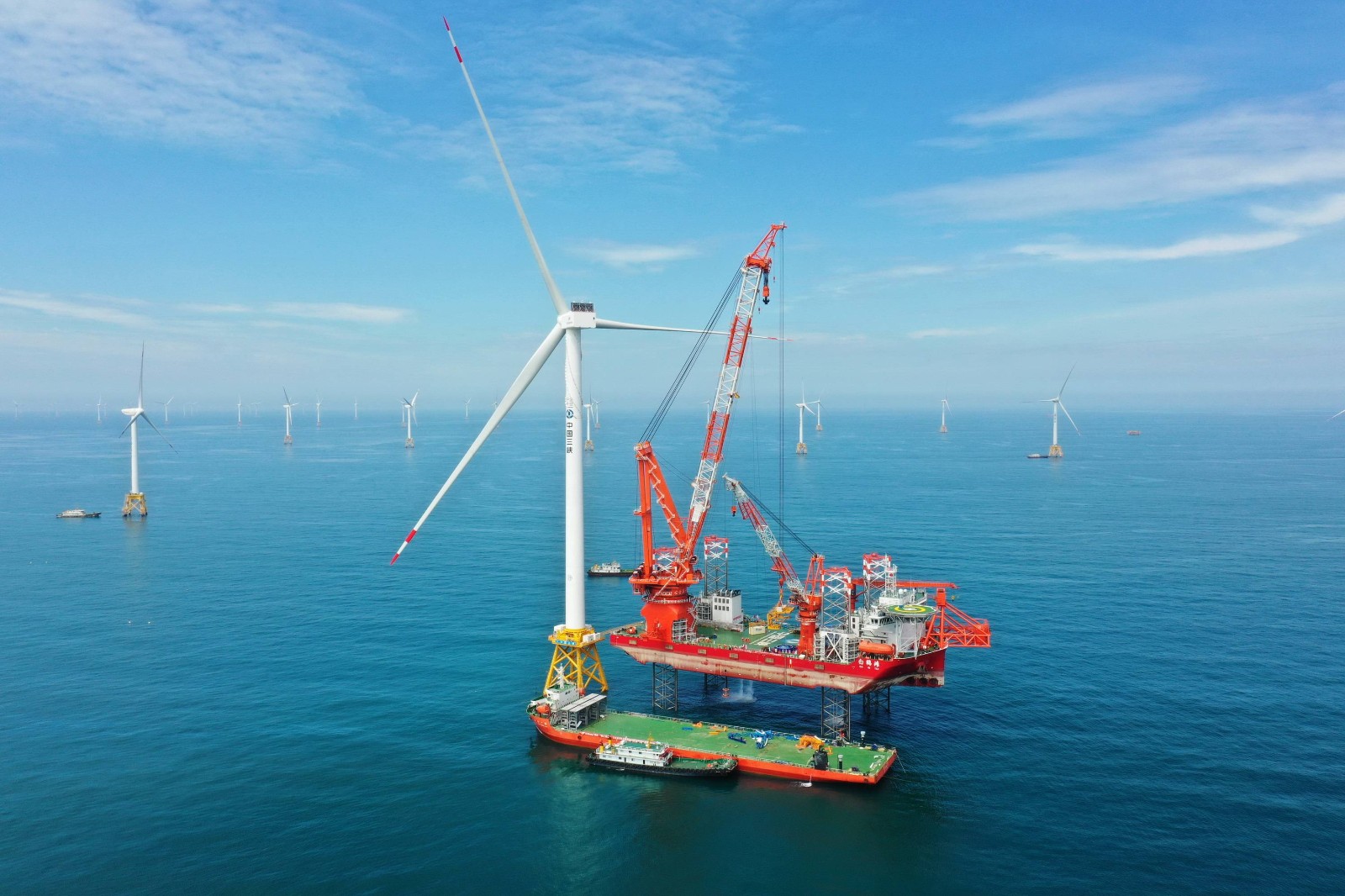 福建海上风电场(新华社记者 林善传 摄)